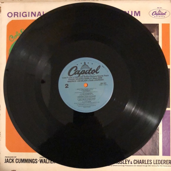 Shirley McLaine Frank Sinatra Cole Porter Vinyl Album Can-Can Soundtrack - Picture 5 of 7